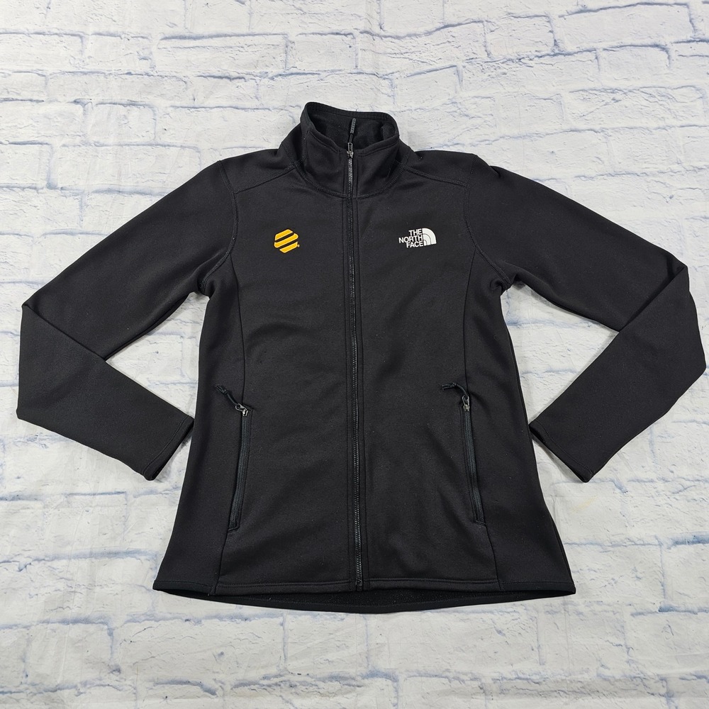 The North Face Skyline Zip Jacket Womens S Black Fleece Lined Softshell Active